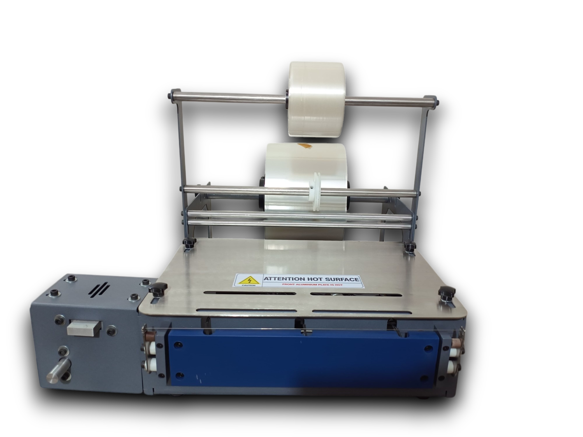 Manual Overwrapping Machine With Dot Sealer and Tear Tape